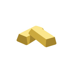 Gold Ingots Vector Illustration
