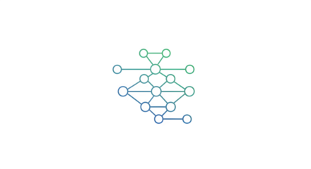 Abstract geometric network structure with interconnected nodes and lines isolated on transparent background