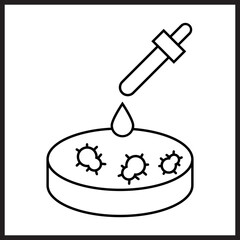 Petri Dish icon desigbn