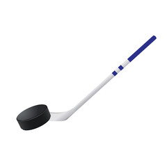 Modern Ice Hockey Field Illustration