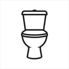 toilet bowl isolated on white background