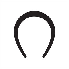 girl hairband illustration vector silhouette