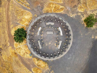 Stonehenge Memorial Overlooking Columbia river