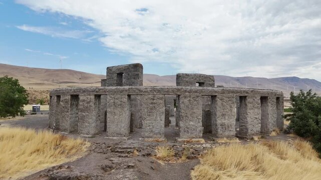 Stonehenge Memorial Overlooking Columbia river