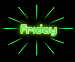 Black Friday font design