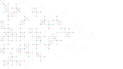 Minimalistic texture with linear squares pattern. Creative idea of modern design with abstract geometric background