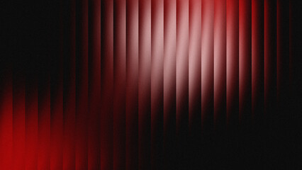 Glass effect red gradient background on black background with evenly distributed noise grains on the surface