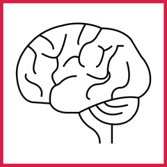 Brain icon desigbn