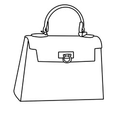 vector illustration of a bag