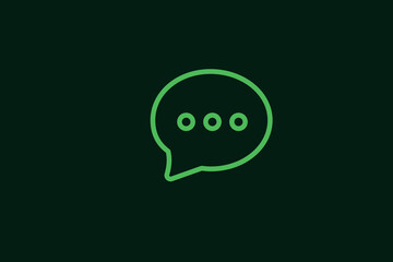 message illustration in flat style design. Vector illustration.	
