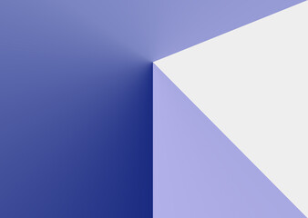 Minimalist Geometric Abstract Background with Purple and White Gradient Split. Modern Clean Design for Corporate Presentation and Digital Branding.