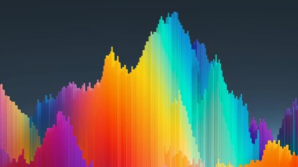 Abstract data visualization showing demand growth of rare earth for EVs, minimalist infographic, modern gradient design, rare earth for electric vehicles - Powered by Adobe
