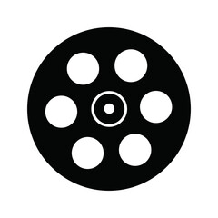 Cylinder with holes on transparent background