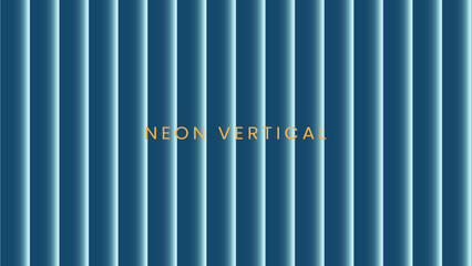 Abstract blue vertical ribbed pattern isolated on white background