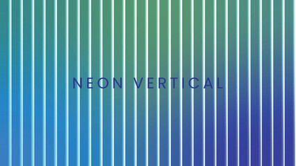 Abstract neon vertical lines gradient isolated on white background