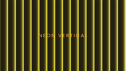 Abstract neon vertical stripes pattern isolated on white background