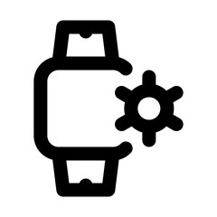 Device config outline icon set