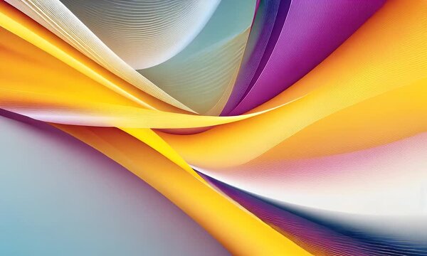 Abstract navy blue background with vibrant colorful wave patterns and geometric shapes creating a dynamic and modern visual composition for design