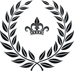 Elegant floral line art vector illustration featuring botanical design elements with leaves and blossoms, useful for invitations, logos, and decorative frames