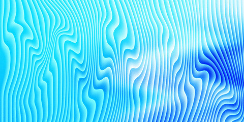 Blue and White Wavy Abstract Background clean color