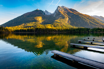 Lake Hintersee in Bavaria - Germany