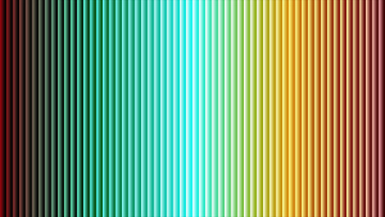 Vertical Color Spectrum Stripes with Gradient and 3D Effect abstract background