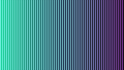 Vertical Gradient Stripes From Teal To Purple With Subtle 3D Effect abstract background