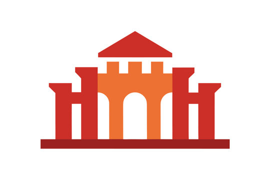 Flat design vector illustration of a stylized computer mouse and keyboard