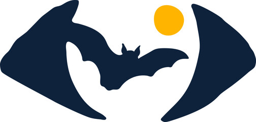 eye bat logo icon