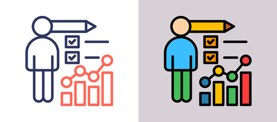 Success Evaluation multistyle icon