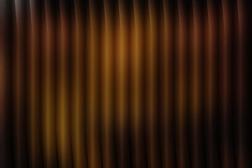 Obraz premium Warm brown gold gradient stripe abstract background, metallic vertical lines, seamless glowing modern digital art