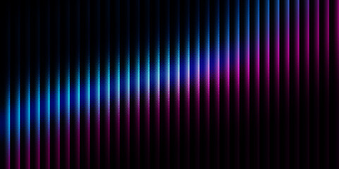 Abstract vertical light streaks in blue and purple hues