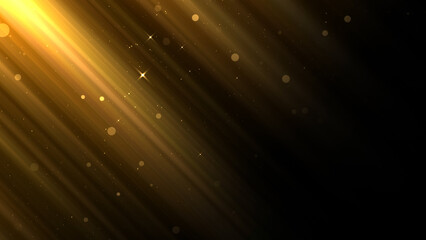 Rays of Glory Particles Gold Awards Trailer Titles Cinematic Openers Luxury Intro Background