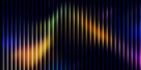 Abstract vertical light streaks with colorful glow