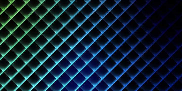 Abstract diamond pattern with gradient lighting