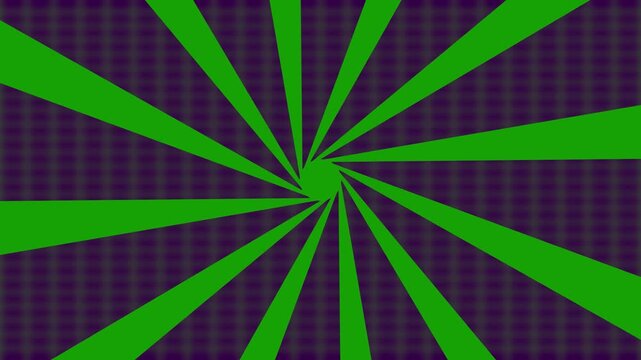 Retro grunge background, Abstract purple and green color background. Loop rotating red rays animation background.
