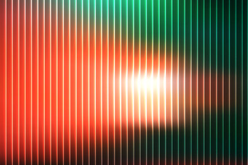 Futuristic motion design — glowing gradient surface with flowing glass-like formation.