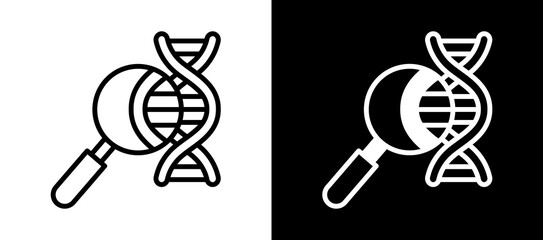 Genetic Testing linemixed icon © shelineline