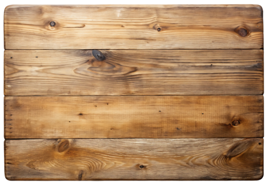 Blank rustic wooden board with copy space - Powered by Adobe