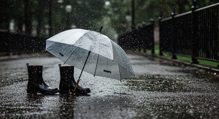 rain in the rain