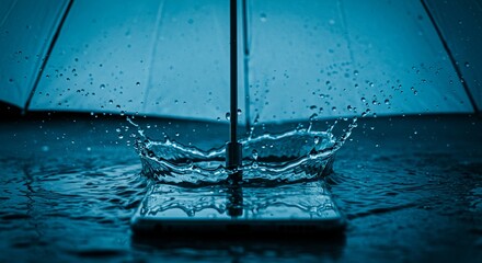glass of water on the table