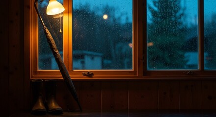 window in the morning