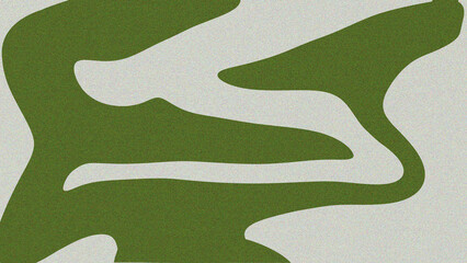Illustration of abstract background with green shapes on a light gray grainy texture