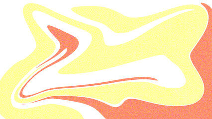 Illustration of abstract fluid art background with bright colors and a grainy texture effect