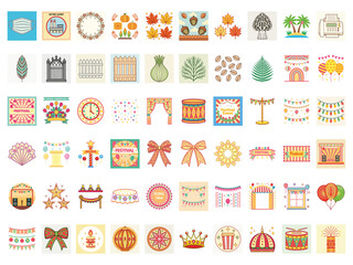 Global Events & Everyday Objects Graphics Pack | International Collection of Vector & PNG Clip Art