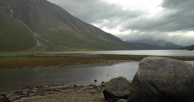 View of Glen Etive in Scotland, UK