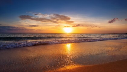 Obraz premium Beautiful Sunset On The Beach