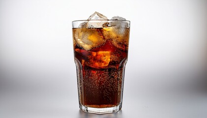 Poltava Ukraine March 22 2018 Cold Glass Of Pepsi Cola With Ice On White Background Pepsi Is A Carbonated Soft Drink Sold In Stores Restaurants And Vending Machines Throughout The World