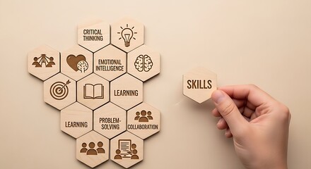 ​A neutral image representing the collective importance of various soft skills in personal and professional growth.