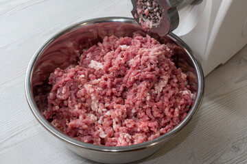 minced meat from fresh meat